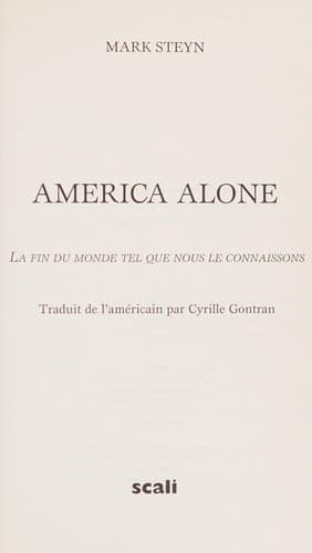America alone