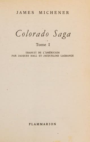 Colorado Saga