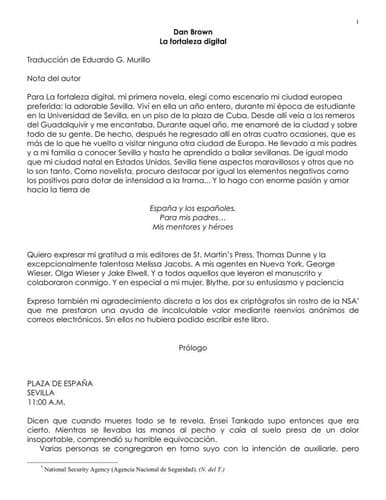 La fortaleza digital