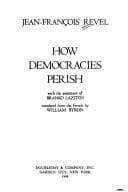 How Democracies Perish