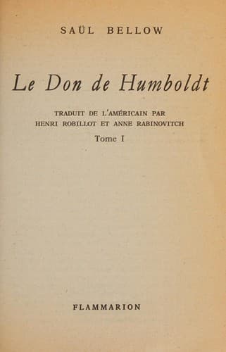Le Don de Humboldt