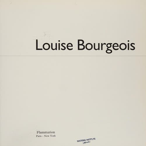 Louise Bourgeois