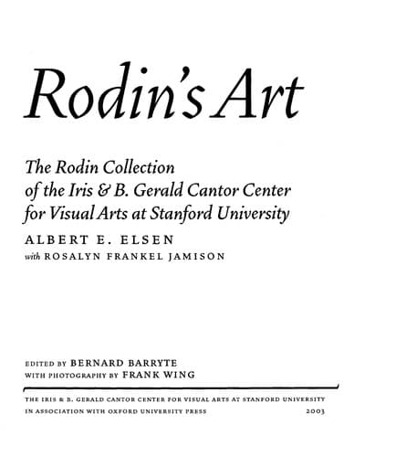 Rodin's Art