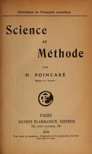 Science et méthode