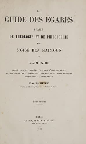 Le guide des égarés