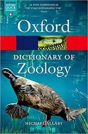 A Dictionary of Zoology