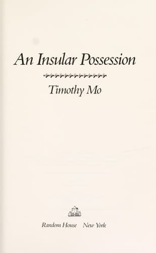 An Insular Possesion