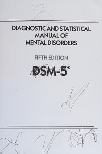 Diagnostic and Statistical Manual of Mental Disorders