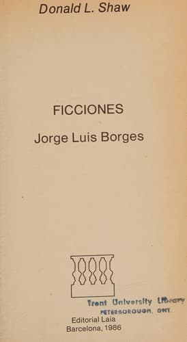 Ficciones, Jorge Luis Borges