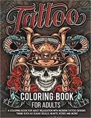 Tattoo Coloring Book for Adults
