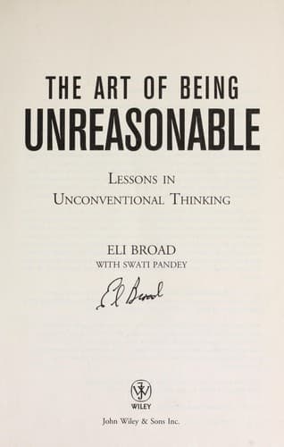 The Art of Being Unreasonable
