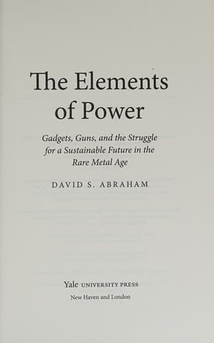 The Elements of Power