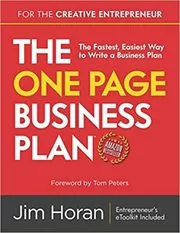 The One Page Business Plan for the Creative Entrepreneur