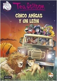 Cinco amigas y un león